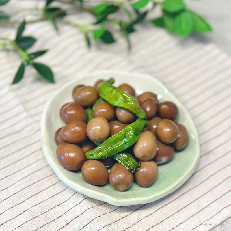 메추리알 1kg 장조림 만들기 밑반찬 꽈리고추 메추리알 장조림