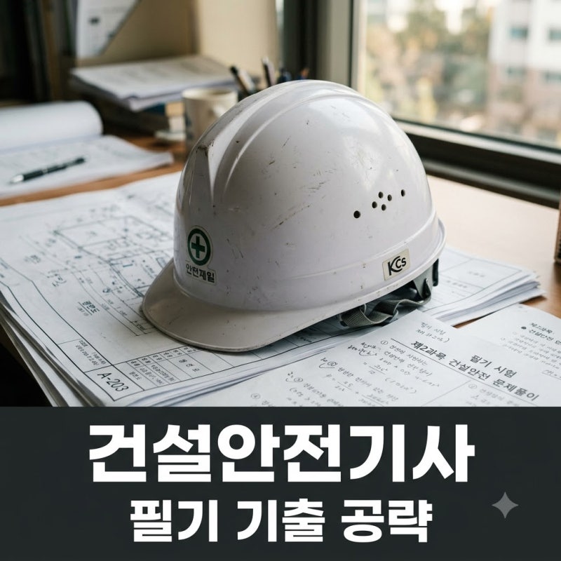 "문제만 풀면 떨어진다?" 건설안전기사 필기 기출문제 2025년 대비 반전 공부법