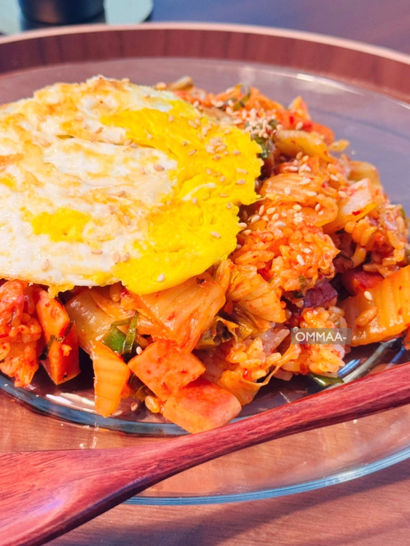 스팸김치볶음밥 레시피 맛도리 스팸요리