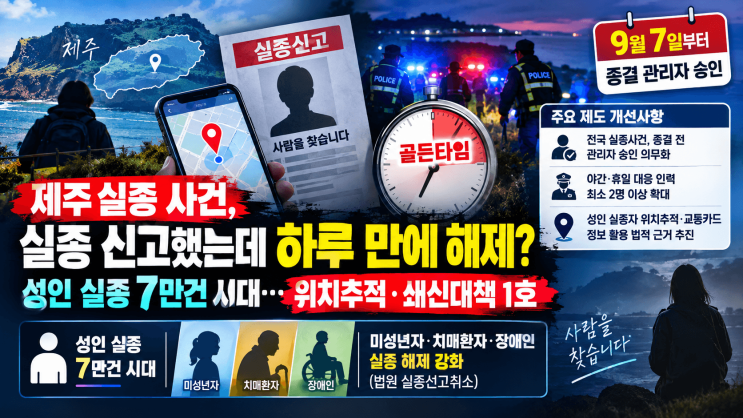 “실종 신고했는데 하루 만에 해제?” 성인 실종 7만건 시대…'위치....