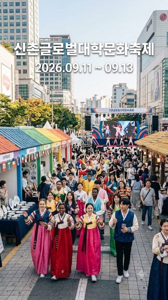 신촌글로벌대학문화축제 2026 일정 총정리, 젊음의 거리에서 펼쳐지는 세계 문화 축제