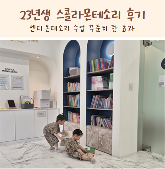 23년생 첫 사교육 몬테소리 송도 스콜라몬테소리 비용 꾸준히 한 수업후기 수학교육 한글노....