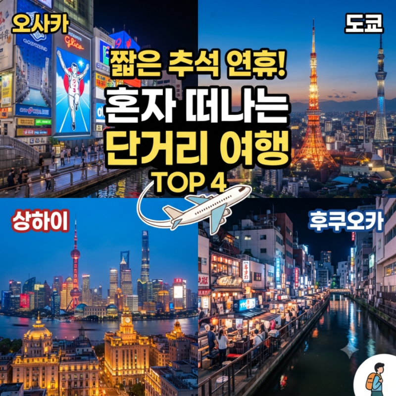 엔저에 무비자까지? 이번 추석 연휴 검색량 폭발한 핫한 해외 여행지 TOP 4