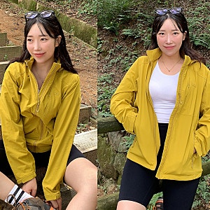 요즘 여성 바람막이 이렇게 입어요! K2 케이투 KTR 락 쉴드 자켓 수지 등산복 코디