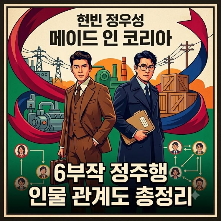 현빈 정우성 주연 메이드 인 코리아 몇부작 등장인물 관계도 총정리