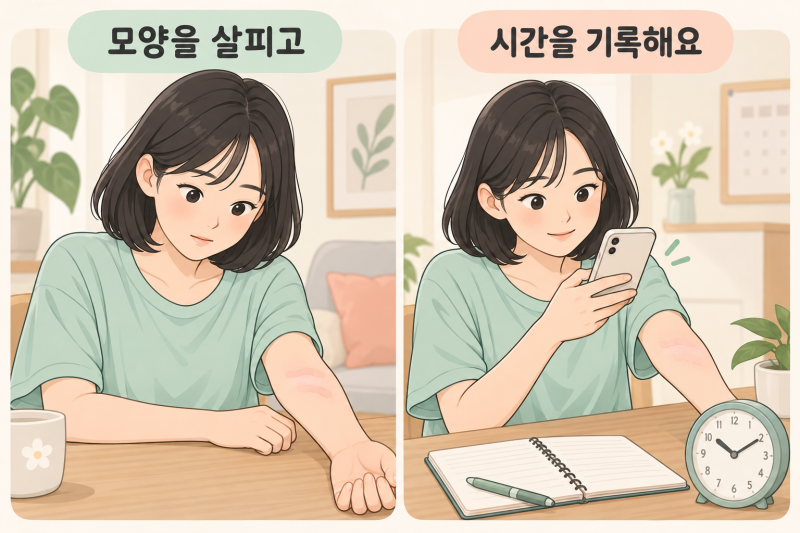 피부에 글씨처럼 올라오는 자국, 피부묘기증은 왜 생길까요?