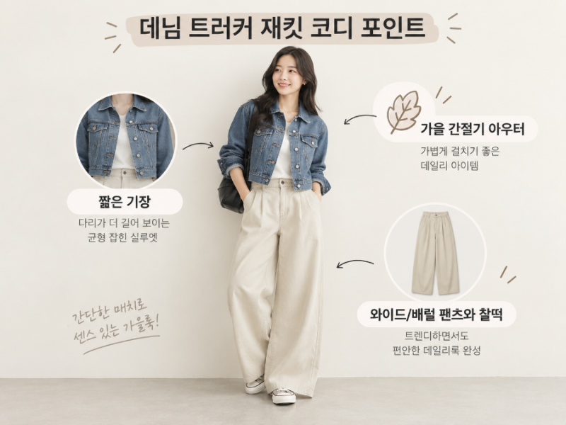유니클로 청재킷이 왜 다시 뜰까? SNS에서 화제라는 데님 트러커 재킷