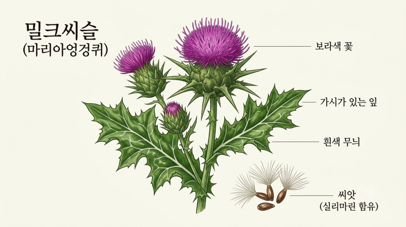 밀크씨슬 효능과 실리마린 하루 복용량 계산법! 술 마시기 전 한 알 효과 있을까?