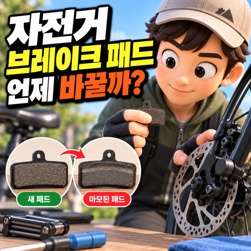 자전거 브레이크 패드 교체 시기｜얼마나 닳았을 때 바꿔야 할까?