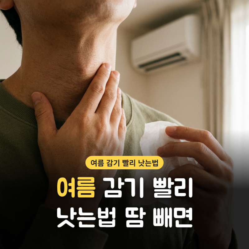 여름 감기 빨리 낫는법, 땀 빼면 끝인 줄 알았는데 더딘 이유