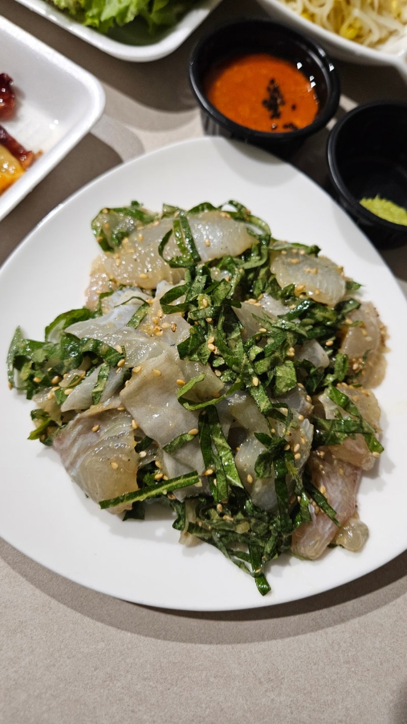 광어회무침 레시피 성시경 10kg 감량 다이어트 식단