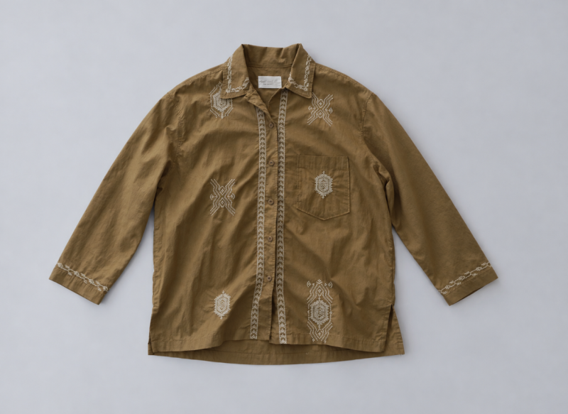 9.07 NELL Archive Embroidery Shacket / 아카이브 엠브로이더리 셔켓