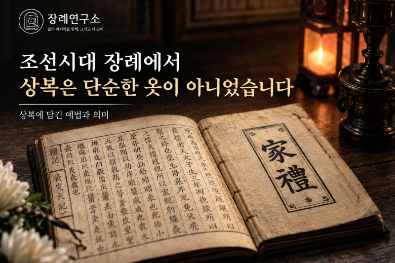 조선시대 상복은 왜 삼베였을까?