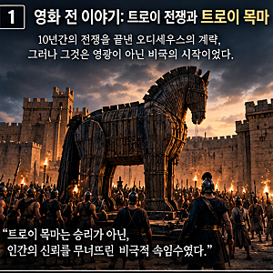 영화 오디세이 vs 원작 완벽 비교! 트로이 전쟁 전사부터 충격적인 원작 결말(24권 내전과 올....