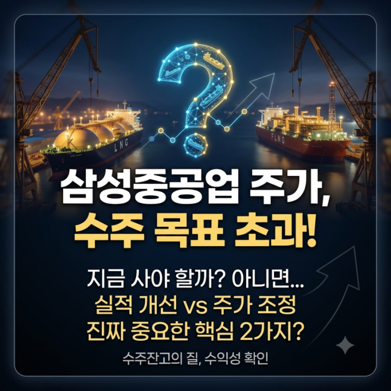 삼성중공업 주가 전망 FLNG 수주와 실적 개선 지금 주목할 이유