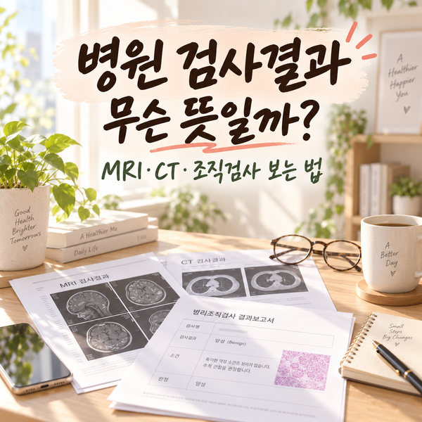 병원 검사결과 무슨 뜻일까? MRI·CT 조직검사 보는 법