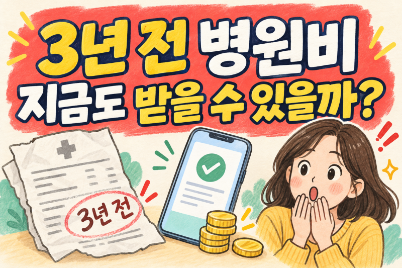 실손24로 3년 전 병원비도 청구할 수 있을까? 놓친 보험금 찾는 방법