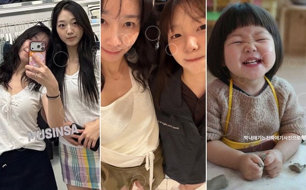 "아빠 어디가" 막내 같던 그 아이, 벌써 엄마보다 크다? 정웅인 딸의 충격적 근황