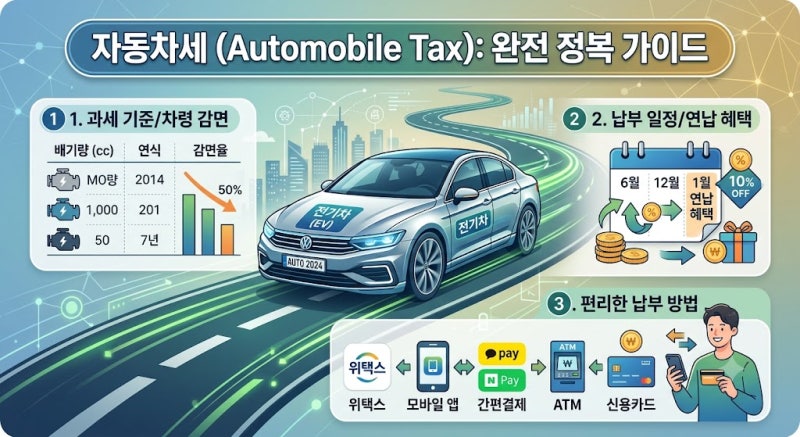 자동차세 연납 할인으로 세금 절약하는 법 (신청 기간 & 납부 방법)