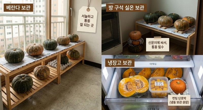 단호박 오래 보관하는 방법