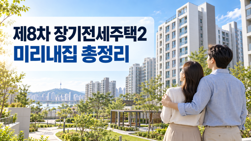제8차 장기전세주택2 미리내집 총정리｜신청 자격·공급 단지·보증금·청약 일정