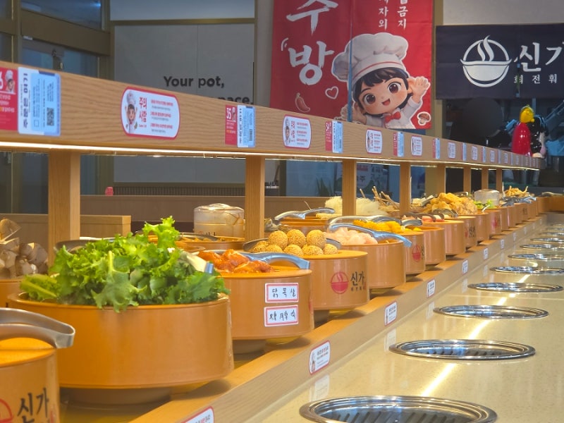 용인 죽전 보정동 카페거리 맛집 무한리필 신가회전훠궈