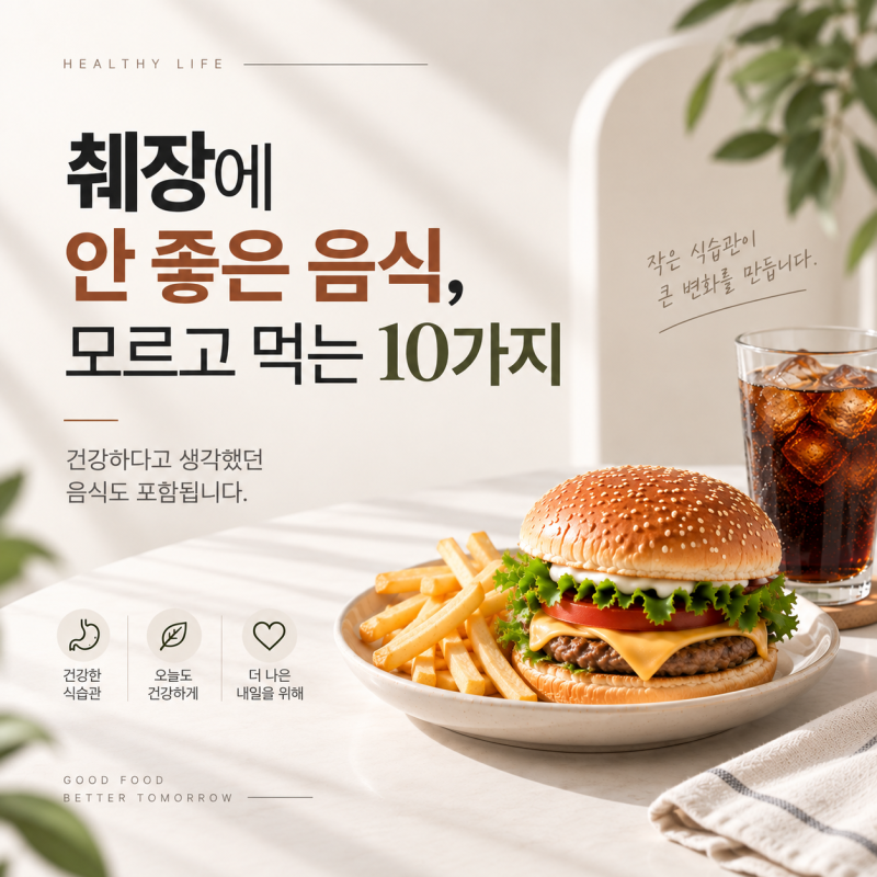 췌장에 안 좋은 음식, 모르고 먹는 10가지