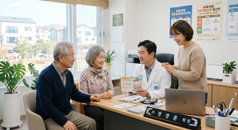 65세 이상 무료 예방접종 언제부터? 2026 독감·코로나·폐렴구균 총정리