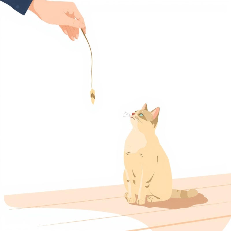 고양이 낚싯대 장난감 2주 사용 후기, 잘 노는 방법과 주의할 점 총정리