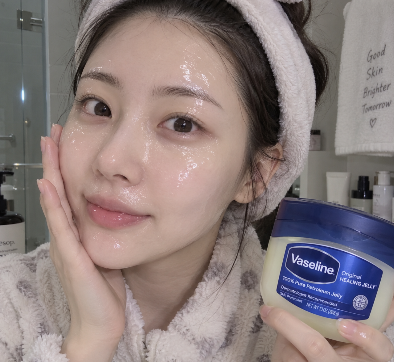 바세린 얼굴 효과 바세린팩 목주름 관리 하는법