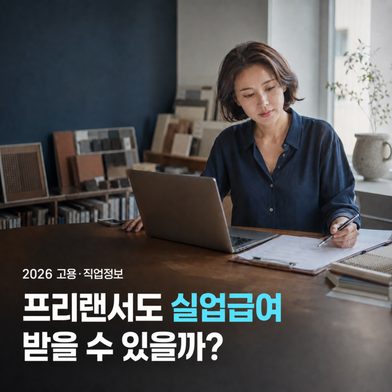 프리랜서도 실업급여·건강검진 받을 수 있을까? 2026년 특고·창작자 필수 꿀팁 | 3.3%보다 먼....