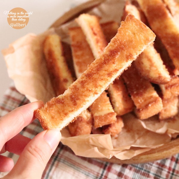 식빵 요리 바삭한 식빵 러스크 만들기
