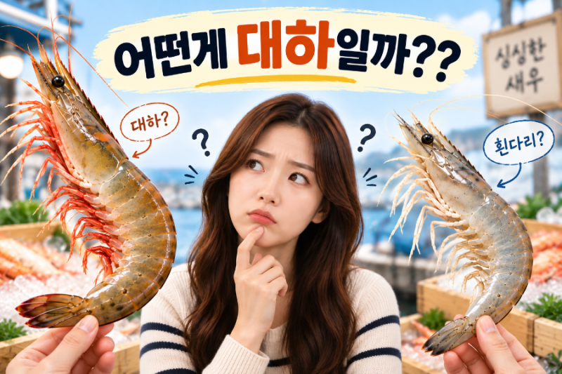 대하인 줄 알고 먹었는데 사실 흰다리새우? 대하와 흰다리새우는 어떻게 다를까?