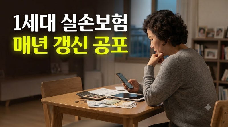 1세대 실손보험 갱신 및 인상 금액 꿀팁