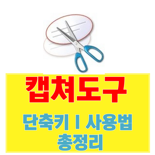 작지만 강력한 윈도우 캡처 도구 단축키Ⅰ윈도우 캡처 도구 사용법 총정리