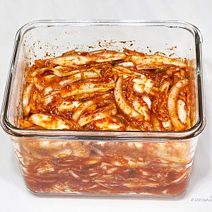 양파 알배기 배추 겉절이 레시피 푸짐하게 김치 만드는 법