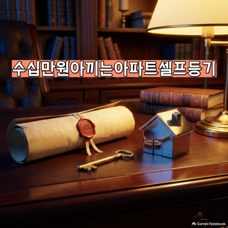 [아파트 셀프등기 완벽 가이드] 법무사 수수료 수십만 원 아끼는 하루 만에 끝내는 취득세 신....