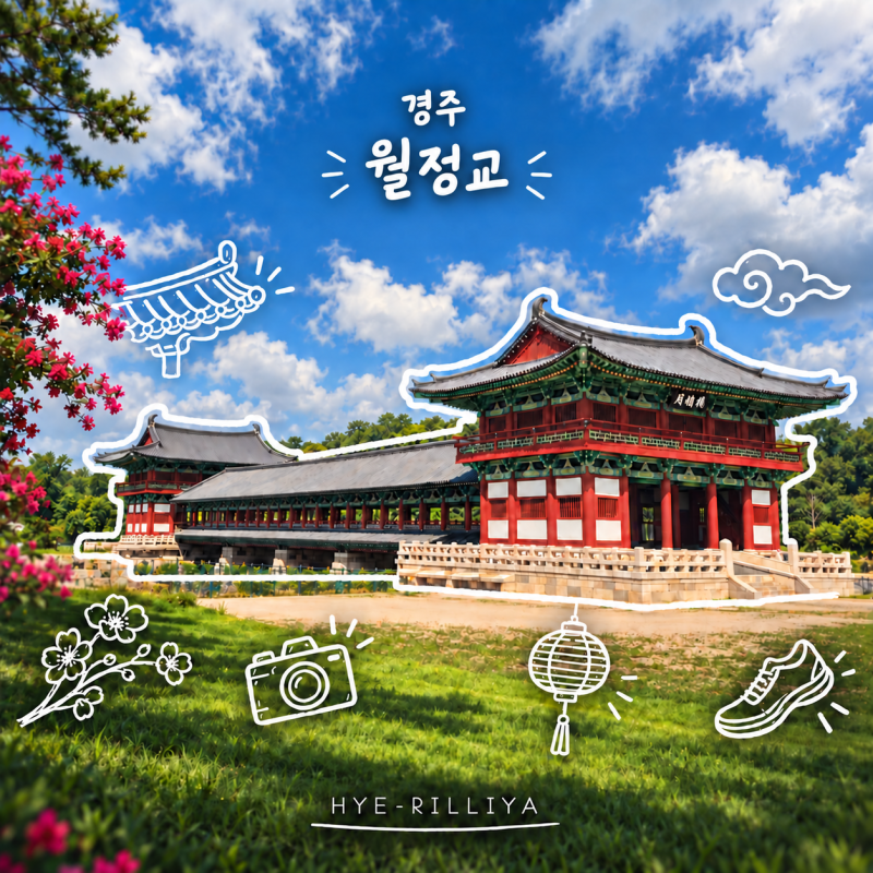 경주 월정교, 야경만 유명한 줄 알았는데 낮에도 세상 예쁘네요