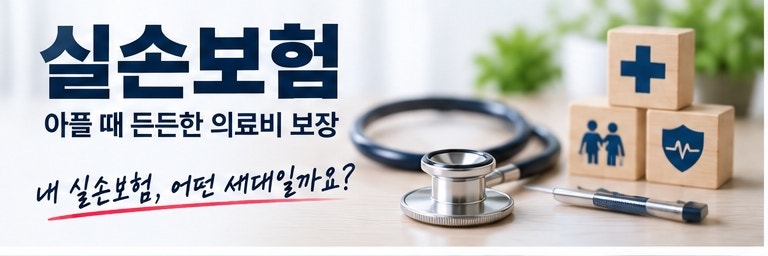 실손보험 세대별 차이 총정리｜1세대부터 4세대까지 비교