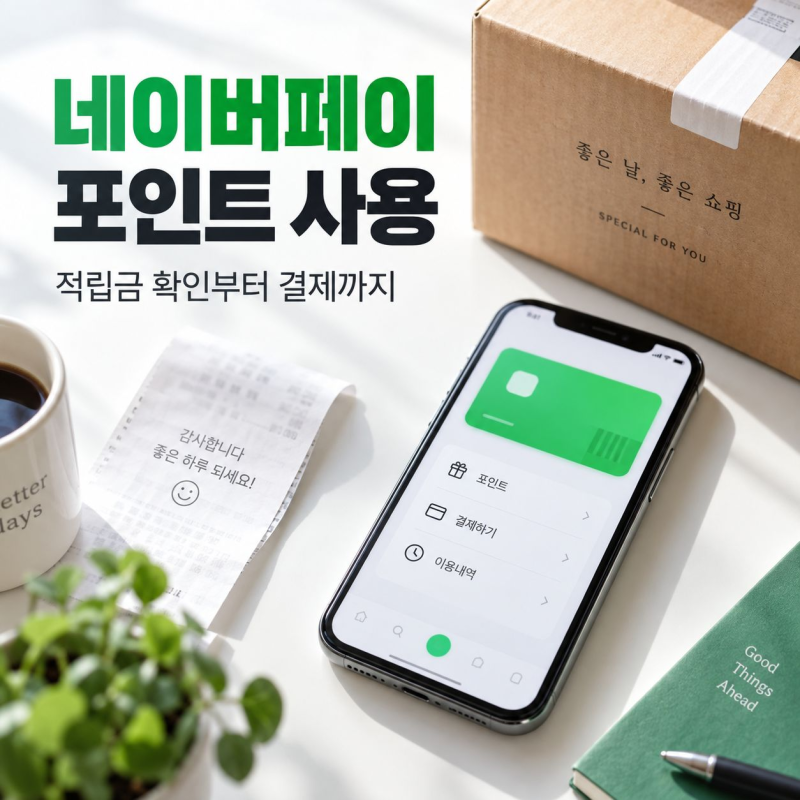 네이버페이 포인트 사용 방법, 적립금 확인부터 결제까지