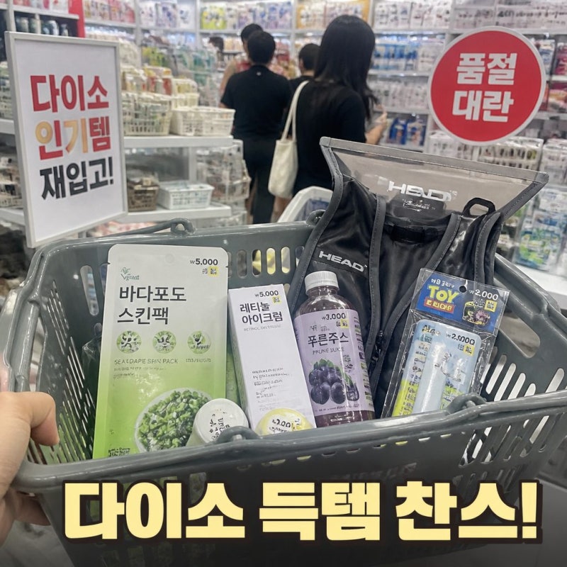 5천 원의 행복, 다이소 품절대란 아이템 인기 비결부터 헛걸음 방지 꿀팁까지