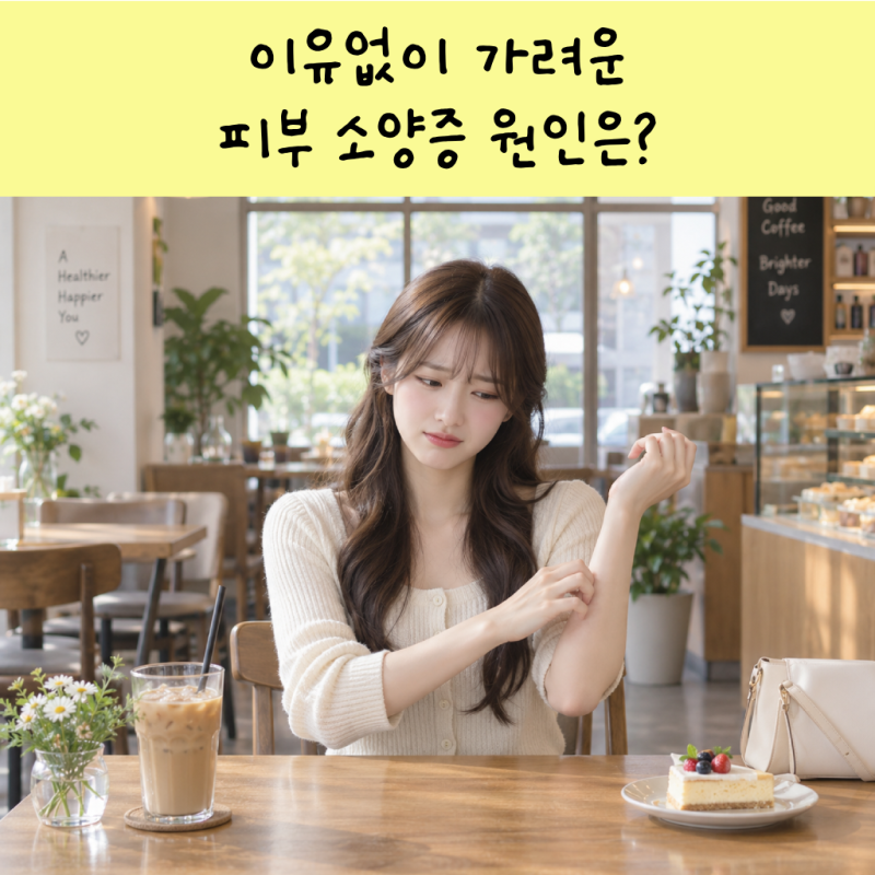 이유없이 가려움 증상, 발진 없는 피부 소양증 원인과 대처법