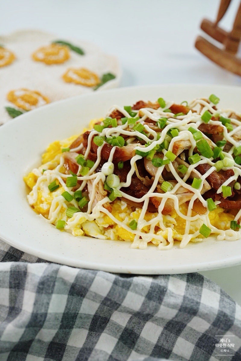 치킨마요덮밥 레시피 치킨마요덮밥 소스 남은치킨요리