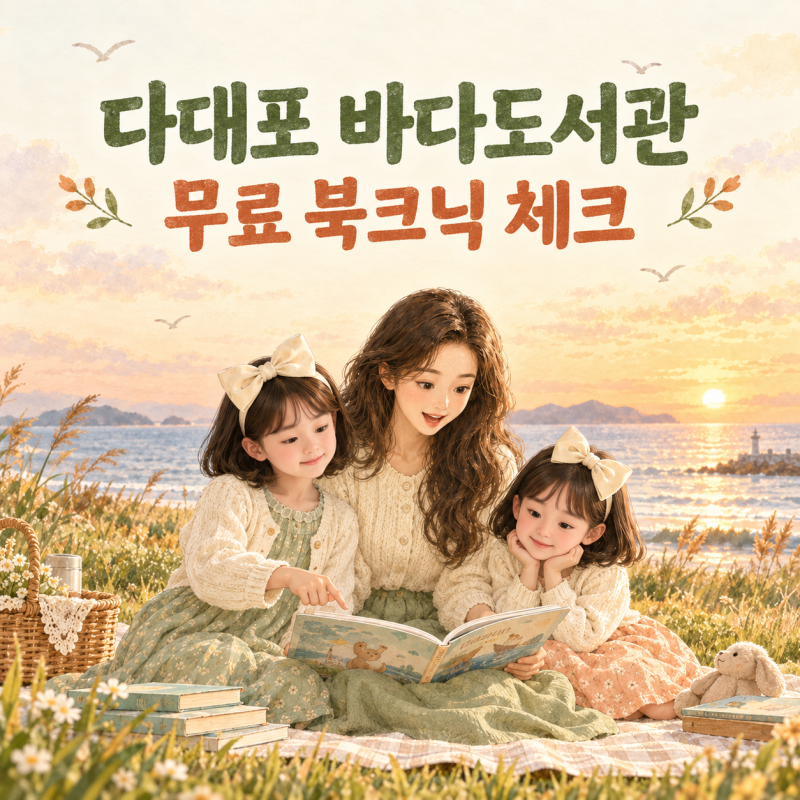 2026 부산바다도서관 다대포, 아이와 무료 북크닉 일정·예약 체크
