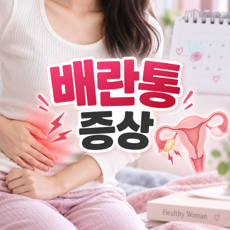 배란통 증상, 오른쪽 아랫배가 콕콕 아플 때