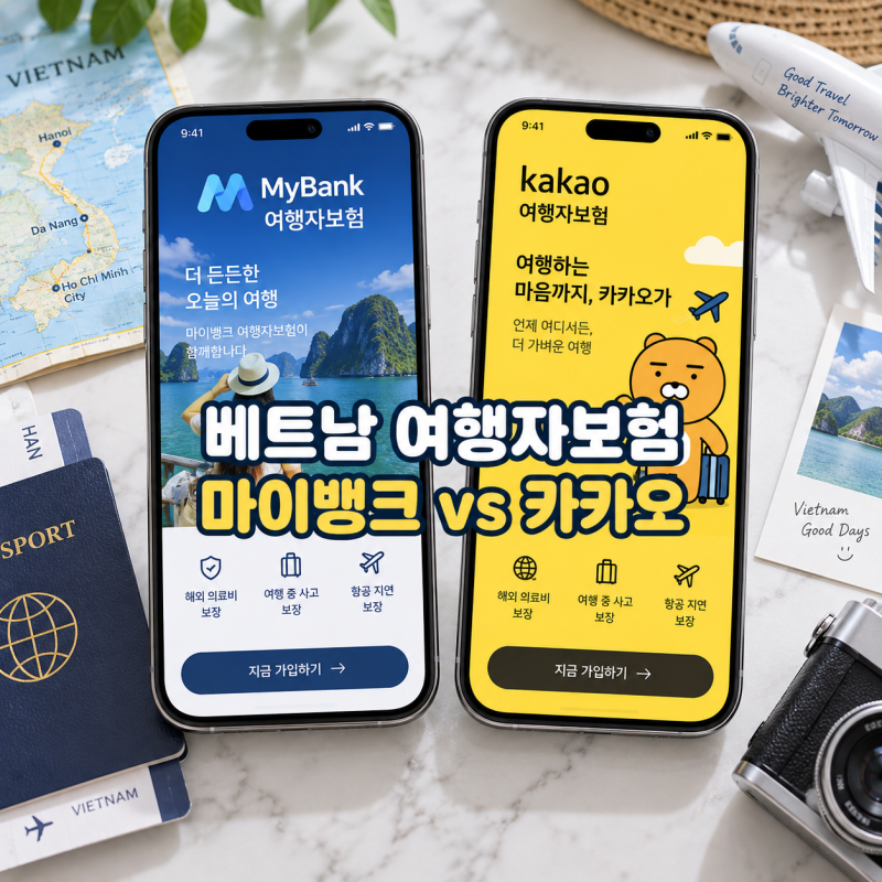 베트남 여행자보험, 마이뱅크 vs 카카오 뭐가 더 유리할까?