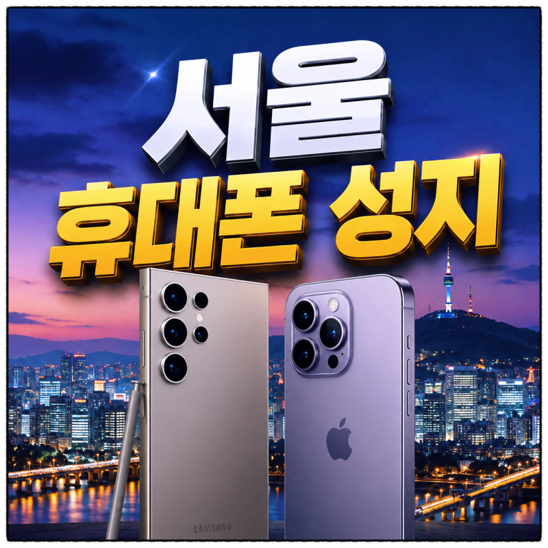 서울 휴대폰 성지 매장 어디서 찾을까? 시세표 비교 방법 정리