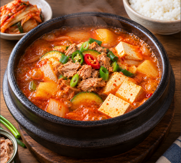 참치 고추장찌개, 밥 두 공기 순삭하는 얼큰한 찌개