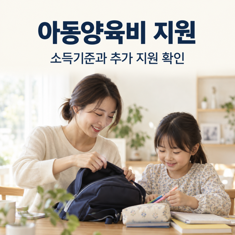 한부모가정 금융지원 제도 총정리, 양육비·생활자금·주거지원까지