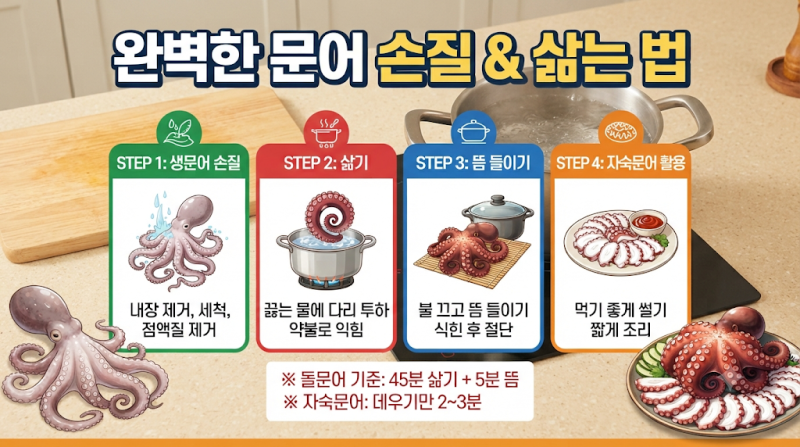 [ 문어로 즐길수 있는 요리 추천 ]